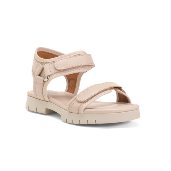 MIZ MOOZ Cream Made In Portugal Leather Charleigh Sandals - Picture 1 of 2